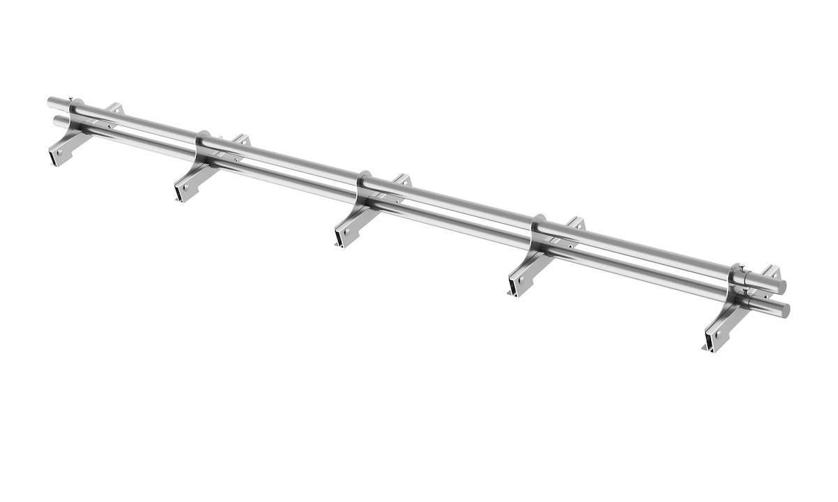 Rurowy zestaw barier przeciwśniegowych do panelu – 240 cm